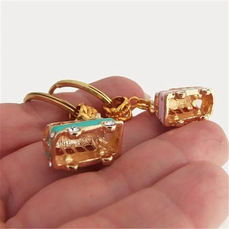 Metal Bus Key Chain