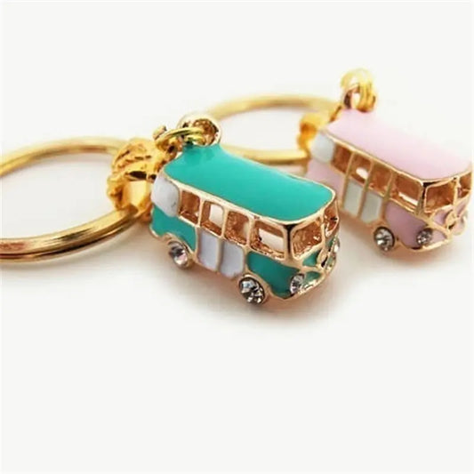 Metal Bus Key Chain